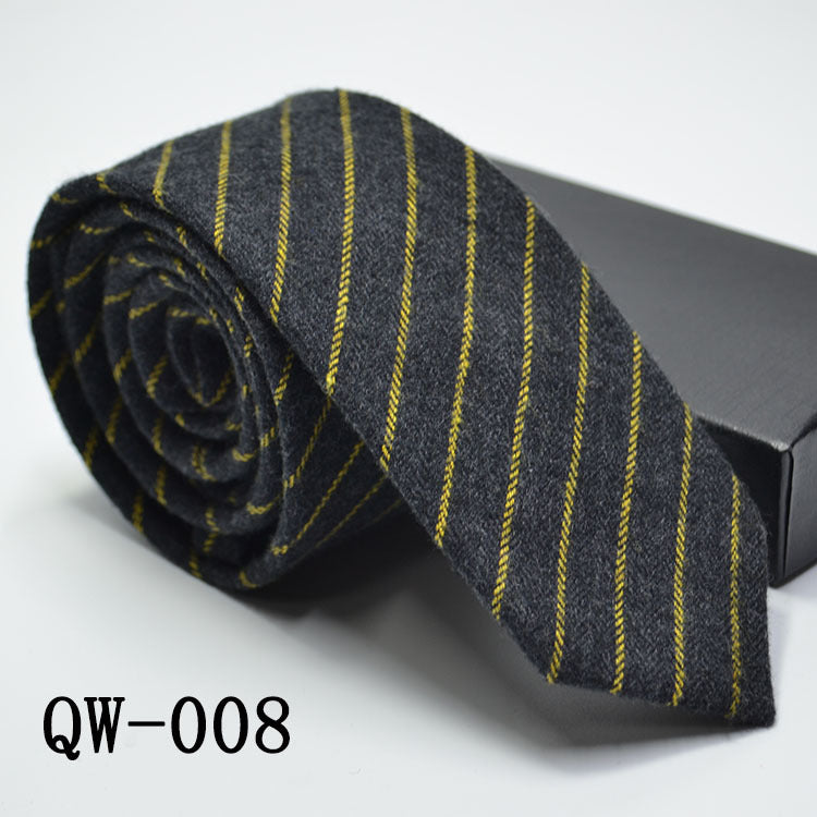 Super Narrow Wool-like Elegant Men's Tie