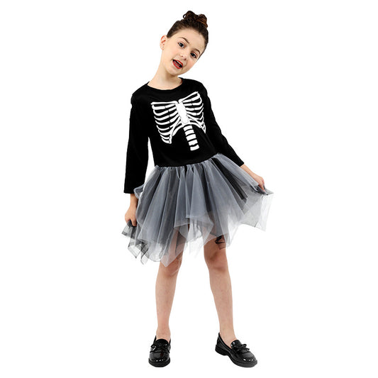 Halloween Skeleton Costume Dress