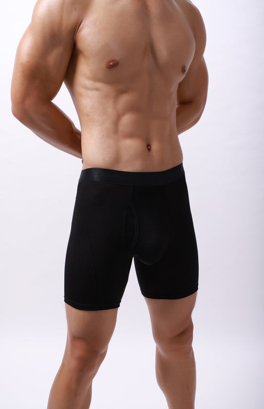 Men's High Elasticity Simple Style Knit Polyester Underwear Loungewear