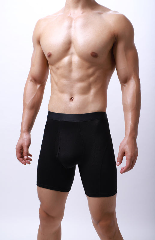 Men's High Elasticity Simple Style Knit Polyester Underwear Loungewear