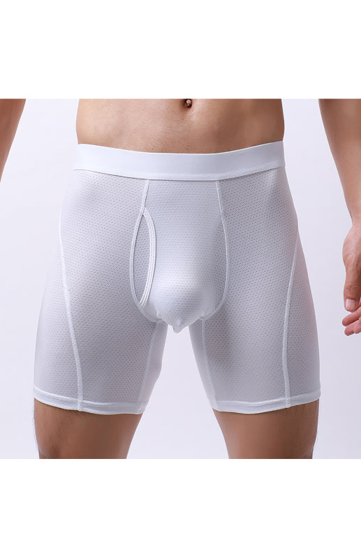 Men's High Elasticity Simple Style Knit Polyester Underwear Loungewear