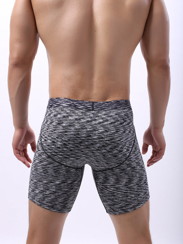 New Men's Gradient Pattern High Elasticity Polyester Underwear Loungewear