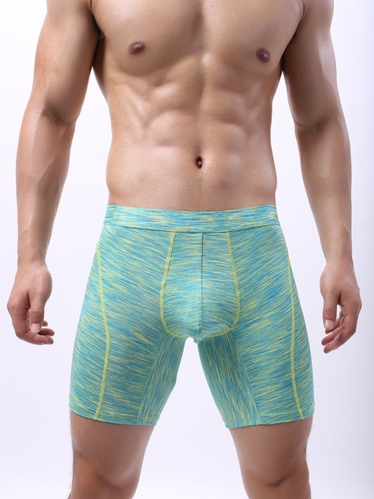 New Men's Gradient Pattern High Elasticity Polyester Underwear Loungewear