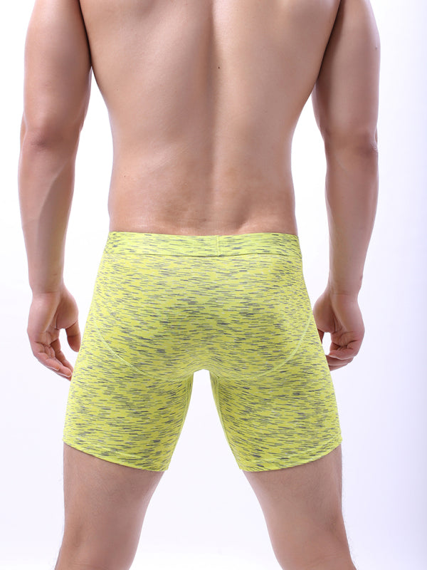 New Men's Gradient Pattern High Elasticity Polyester Underwear Loungewear