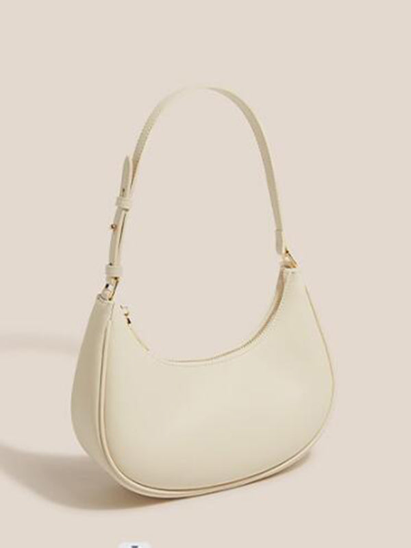 Underarm One Shoulder Baguette Half Moon Bag