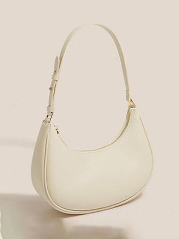 Underarm One Shoulder Baguette Half Moon Bag