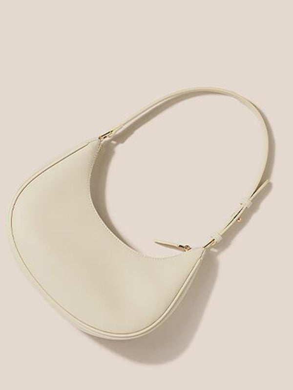 Underarm One Shoulder Baguette Half Moon Bag