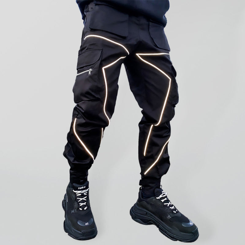 Trendy loose straight multi-pocket cargo pants