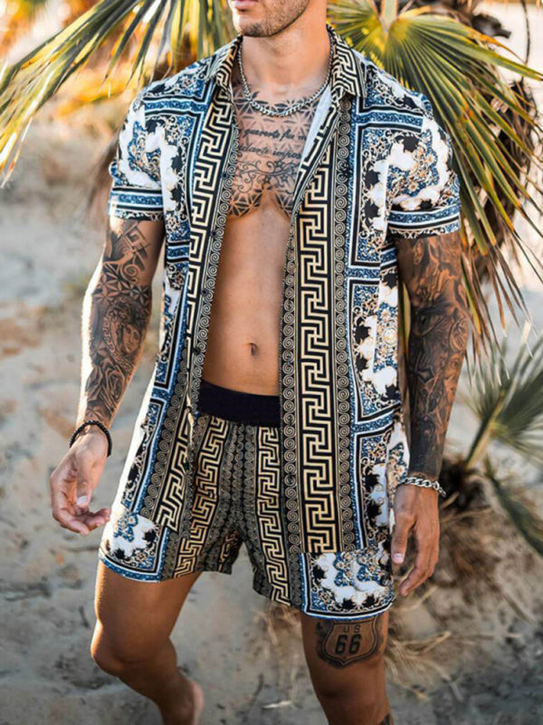 Hawaiian Shirt And Shorts 3 Piece Set