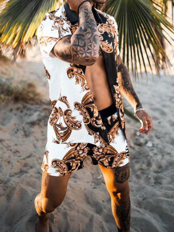 Hawaiian Shirt And Shorts 3 Piece Set