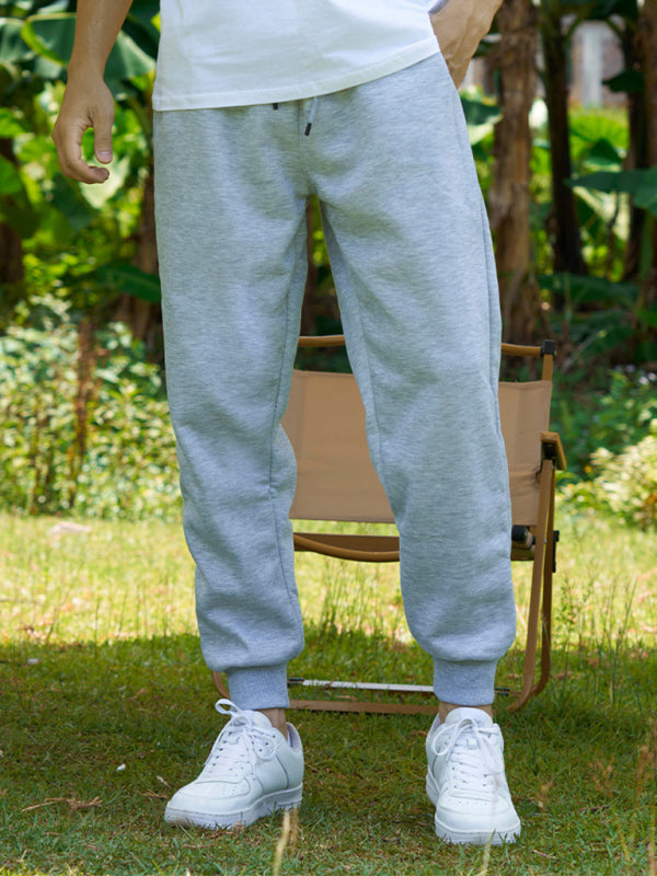 Men's casual loose pocket sports trousers