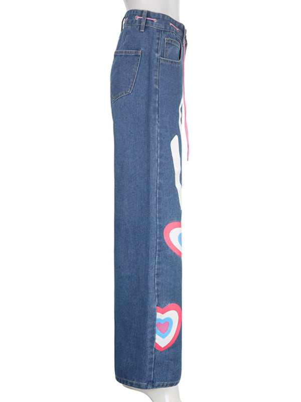 Women's Freedom Print Jeans