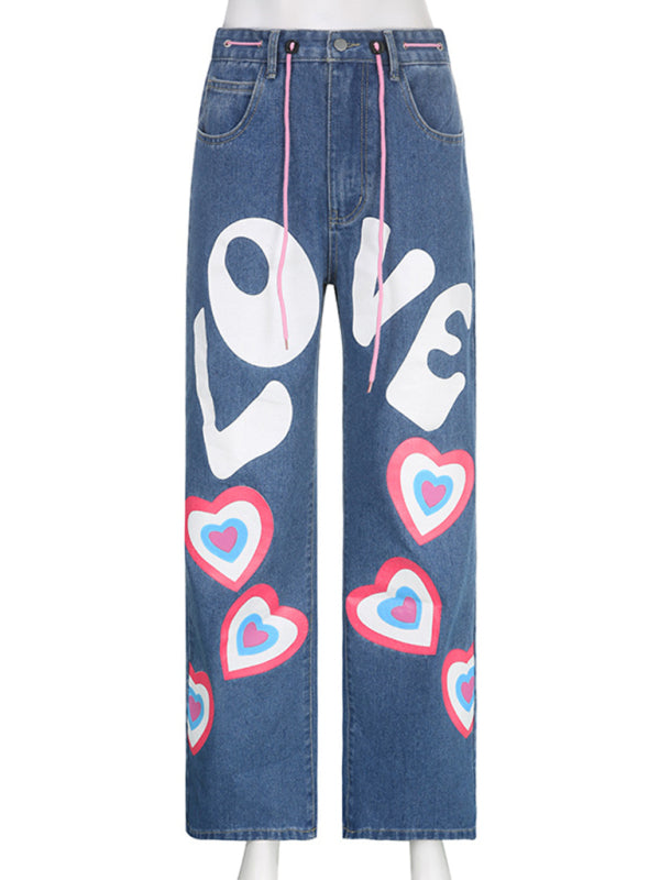 Women's Freedom Print Jeans