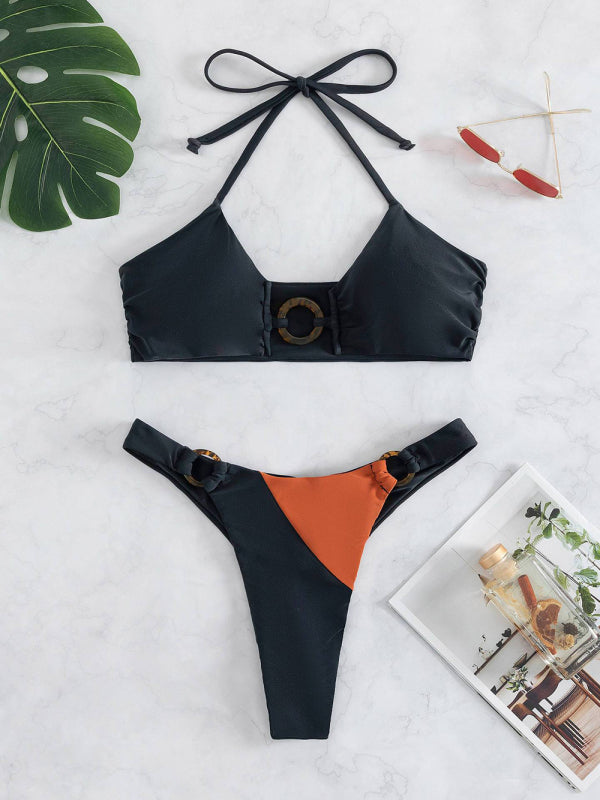 Women's Sexy Two Tone Bikini Set