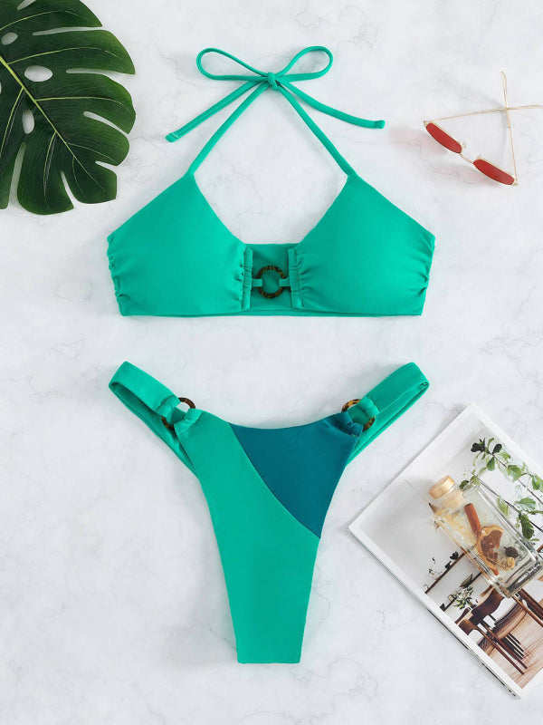 Women's Sexy Two Tone Bikini Set