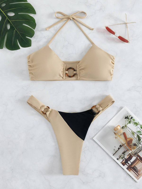 Women's Sexy Two Tone Bikini Set