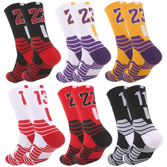 Breathable Non-Slip Professional Basketball Socks