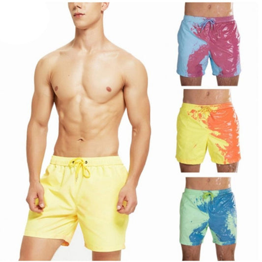 Color-changing Quick Dry Swimwear Beach Pants Shorts