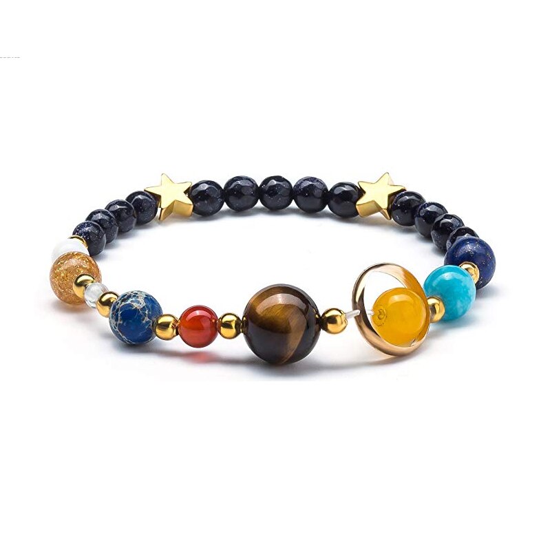 Lava Rock 7 Chakras Beads Bracelet Set