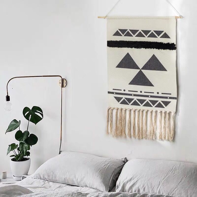 Tufted Tapestry Hand Knotted Wall Hanging Macrame Home Decor