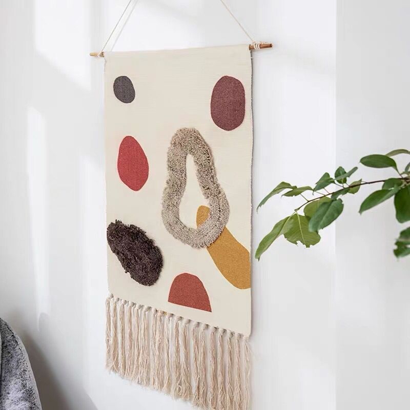 Tufted Tapestry Hand Knotted Wall Hanging Macrame Home Decor