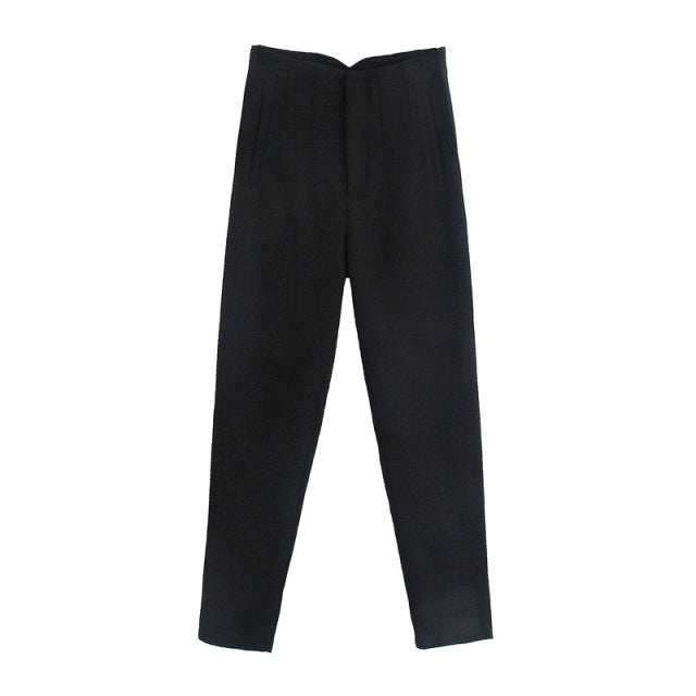 High Waist Streetwear Trousers