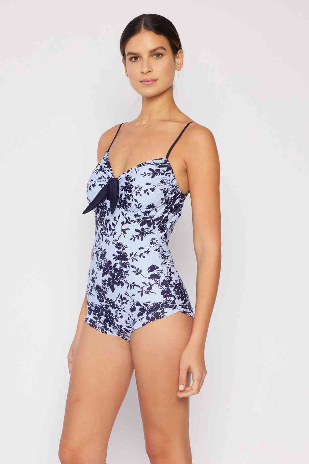 Ruffle Trim One-Piece Swimsuit