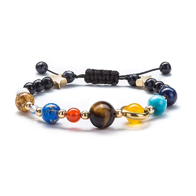 Lava Rock 7 Chakras Beads Bracelet Set