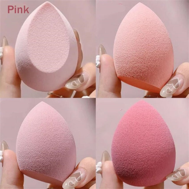 4pcs Makeup Blender Sponge with Storage Box