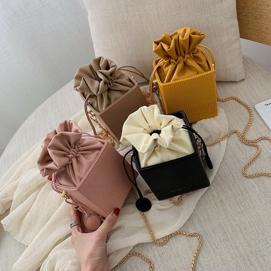 Fashion Drawstring Bucket Bags