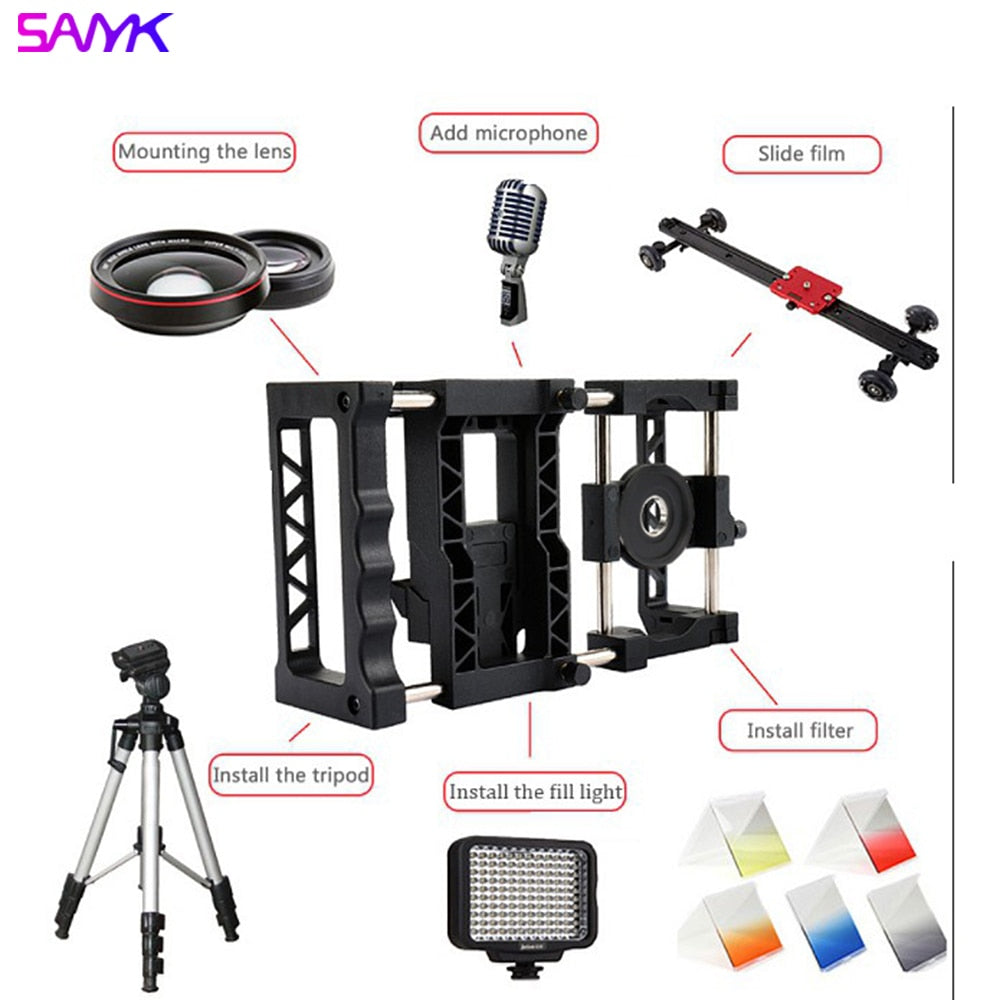 Stabilizer Phone Anti-shake Vlogging Kit Set