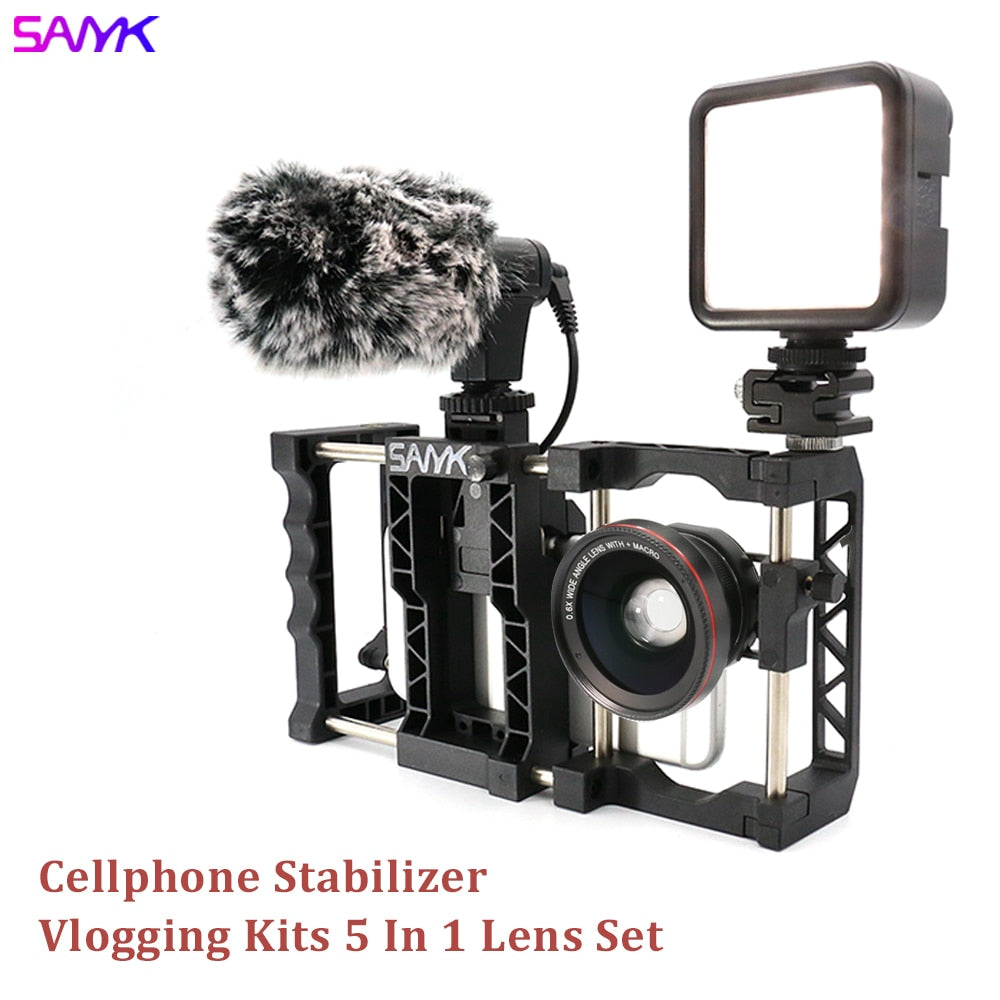 Stabilizer Phone Anti-shake Vlogging Kit Set