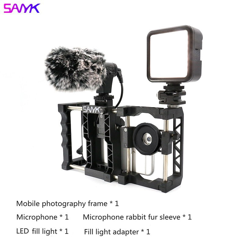 Stabilizer Phone Anti-shake Vlogging Kit Set