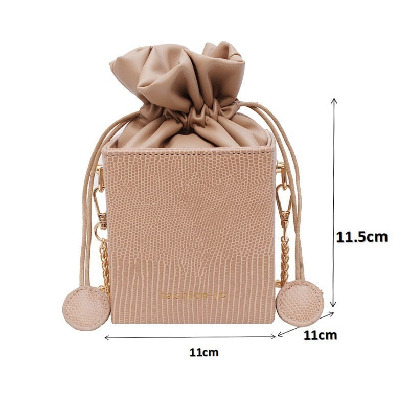 Fashion Drawstring Bucket Bags