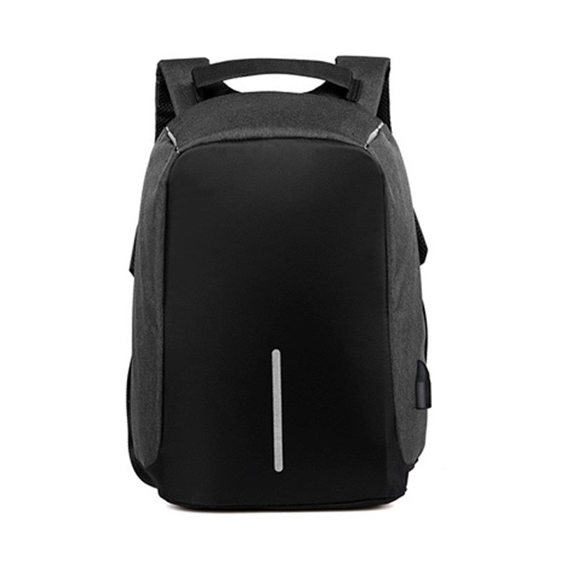 Water-resistant Backpack With USB Charging Port