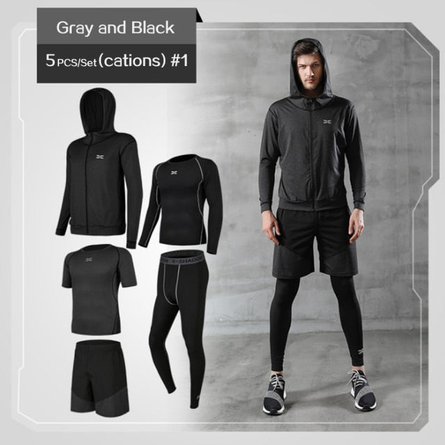 5 Piece Men's Tracksuit