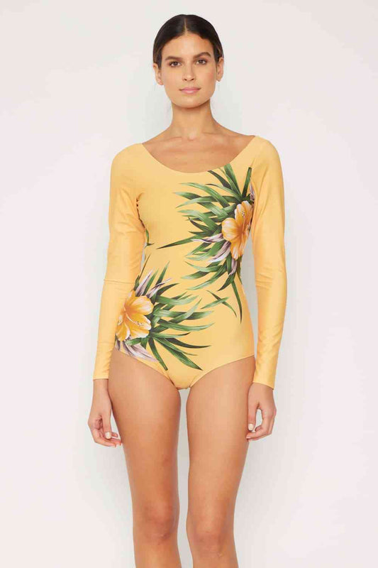 Longsleeve One-Piece Swimsuit