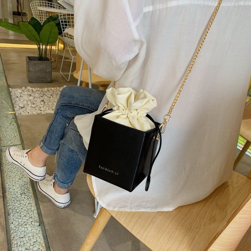 Fashion Drawstring Bucket Bags